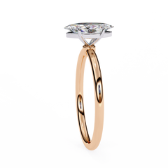 Ylvaris 0.82 Carat Marquise Lab-Grown Diamond Solitaire Ring