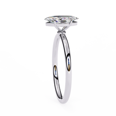 Ylvaris 0.82 Carat Marquise Lab-Grown Diamond Solitaire Ring