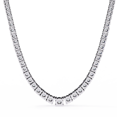 Solitairekart | Natural Diamond Tennis Necklace – HI Color, VS-SI Clarity 17.54Carat