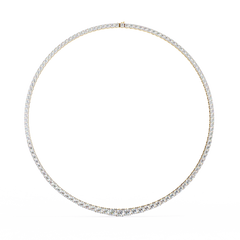 Solitairekart | Natural Diamond Tennis Necklace – HI Color, VS-SI Clarity 17.54Carat