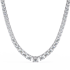 Solitairekart | Natural Diamond Tennis Necklace – HI Color, VS-SI Clarity 17.54Carat