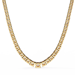 Solitairekart | Natural Diamond Tennis Necklace – HI Color, VS-SI Clarity 17.54Carat