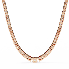Solitairekart | Natural Diamond Tennis Necklace – HI Color, VS-SI Clarity 17.54Carat